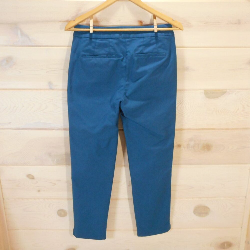 Boden Women's size US 4R Blue Pants Ankle Career Office Casual Pockets - Picture 3 of 9